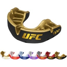 OPRO Gold Level UFC-Mundschutz, Sport-Mundschutz für Erwachsene und Jugendliche, neue Anpassungstechnologie für UFC, Boxen, Kampfsport, BJJ (UFC - Schwarz, Erwachsene)