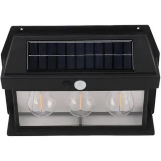Solar-Wandleuchte für draußen,Solarbetriebene Wandleuchte,Wasserdichte Solar-Wandleuchte,Solar-Außenleuchte,Solar-Zaunleuchte,Solar-Wandleuchte für draußen