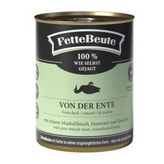 FetteBeute Komplettmenü Napffertig 12x800g Ente