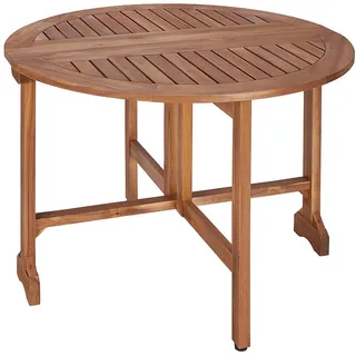 Butlers Gartentisch Somerset , Braun , Holz , 100x75x100 cm , Gartenmöbel, Gartentische