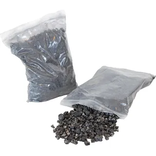 Xaralyn Kamindekoration - Vermiculit-Glut - schwarz - (0,7 Liter) - Dekorative Glut für Elektrokamine - imitiert ein glühendes Feuer