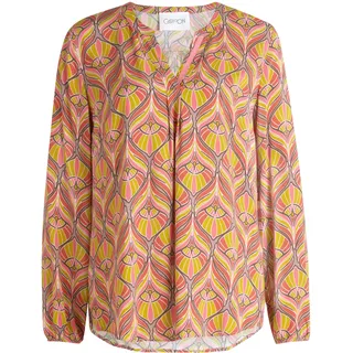 Cartoon Damen 8888/7196 Bluse, Taupe/Pink, 42
