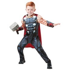 Bild Rubie 's 640836s Marvel Avengers Thor Deluxe Kind Kostüm, Jungen, klein