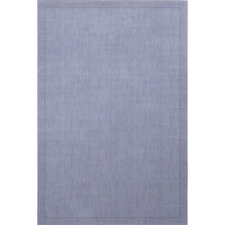 AGNELLA Diverse Linea Teppich - Wollteppich, für Wohnzimmer, Schlafzimmer, 100% Wolle, natürliche Materialien, robust, weich, flauschig, modern, 160 x 240 - Blau