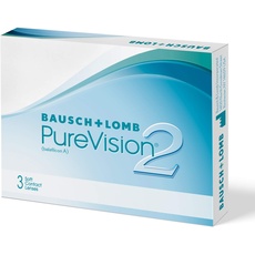 Bild PureVision 2 Monatslinsen, sehr dünne sphärische Kontaktlinsen, weich, 3 Stück BC 8.6 mm / DIA 14 / 0.25 Dioptrien