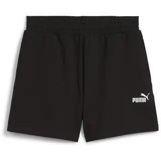 Puma Ess Small No. 1 Logo 4” Lightweight High-Waist Shorts Gestrickte Shorts, PUMA Black, L