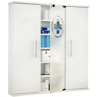 VCM Medizinschrank »Medizinschrank Arzneischrank Santila abschließbar«, weiß