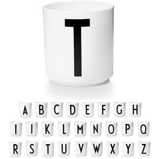 Design Letters Porzellan Kaffeetassen | Ideal für Weihnachtsdeko, Weihnachtsgeschenke | Kaffeebecher Geschenke für Frauen, Männer | Tasse mit Buchstaben für Weihnachtsdeko Innen, Tischdeko | 250 Ml