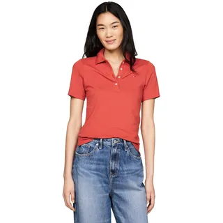 Tommy Hilfiger Damen Poloshirt Kurzarm Slim Fit