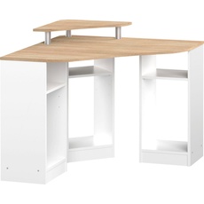 Bild von Schreibtisch »Corner«, Melamingestell, Tischplatte in untersch. Farbvarianten, Breite 94 cm, weiß