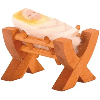 Ostheimer Krippe mit Kind II 42113 Holzfigur Krippenfigur Weihnachten