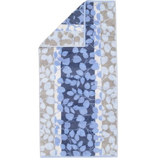 CAWÖ Noblesse Harmony Floral Handtuch 50 x 100 cm sky