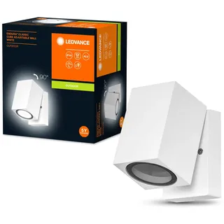 LEDVANCE Außenleuchte Aluminium 10,0 cm schwenkbar IP44 weiß