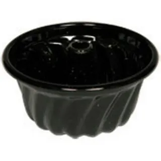 Riess Gugelhupfform , Schwarz , Metall , rund , 5.8 cm , kratzfest, antihaftbeschichtet , Backen & Backzubehör, Backformen, Gugelhupfformen