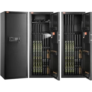 Vevor Waffenschrank 6–8 Gewehre Tastenfeld