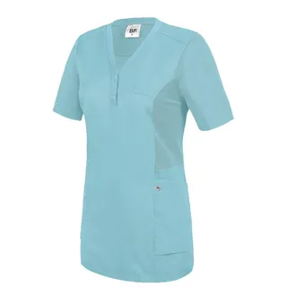 BP 1738-435-111-L Comfort-Tunika für Frauen, 1/2 Ärmel, Piqué-Einsätze und Arm-Lift-System, 180,00 g/m2 Stoffmischung, Ozean, L