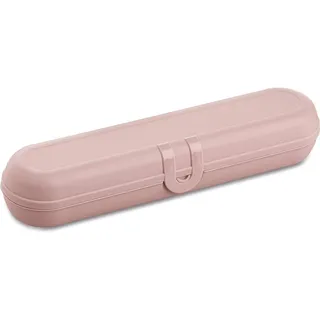 Koziol KLIKK Besteck-Etui ohne Besteck, Besteckbox to go, Outdoor Besteck-Behälter für Camping, Reise | Wiederverwendbare Besteck-Verpackung, Bestecktasche, Besteckdose (Organic Pink)