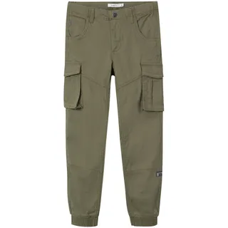 NAME IT Jungen Nkmryan Cargo R TWI Pant 2222-Ba Noos Hose, Deep Lichen Green, 176