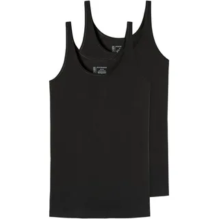 SCHIESSER Unterhemd 95/5 Schwarz 48