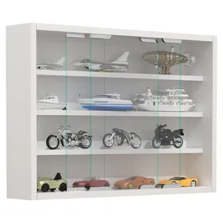 VCM Hängevitrine Agisa M 57 x 10 x 0 cm Weiß