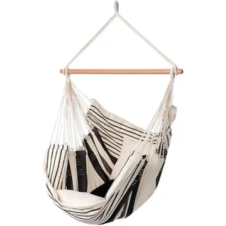 MacaMex Relaxa Cafe Hängesessel Baumwolle braun, beige FSCTM zertifziert Hängestuhl - Braun, Beige