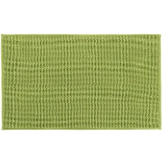 Badematte GÖZZE "Chenille" Gr. 4, grün (apfelgrün), H:15mm, Polyester, Badematten, Badematte, Badteppich, Uni Farben, besonders weich durch Microfaser, waschbar