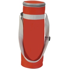 Kühltasche zum Umhängen für 1,5 L Flasche, Verstellbarer Schulterriemen, kleine Kühltasche für Drinks, Kühlbox für Outdoor, Reisen und Co. von noTrash2003 (Rot)
