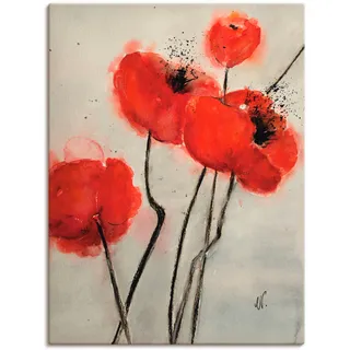 Artland Wandbild »Roter Mohn«, Blumen, (1 St.), als Leinwandbild, Poster in verschied. Größen, rot