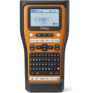 Brother PT-E560BTVP, Beschriftungsgerät, Orange, Schwarz