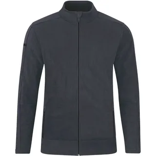 JAKO Damen Fleecejacke, Anthrazit/Schwarz, 36