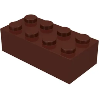 1 Stück LEGO, Teil Nr. 3001 in Braun I(Brown)
