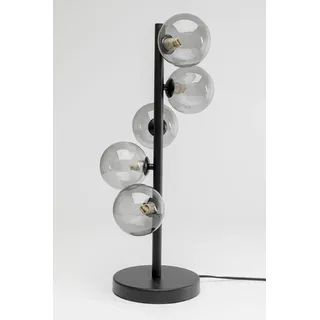 Kare Design Tischleuchte Scala Balls, Schwarz, Tischlampe, Stahlgestell, Glas Schirme, kein Leuchtmittel inklusive, G9, Wohnzimmer, moderne Lampe, Designer Leuchte