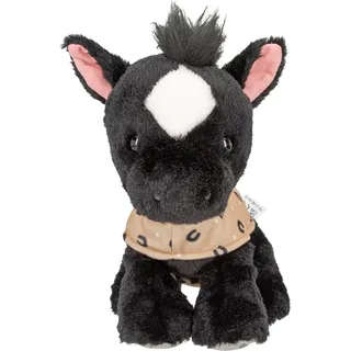 Miss Melody Plüschpferd 20 cm Schwarz/Weiß