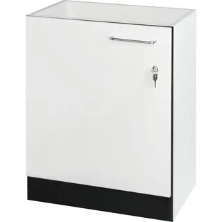 KWC AR Unterbauschrank, SIRIUS, Holz, weiß, 570x720x390 mm, Türanschlag rechts