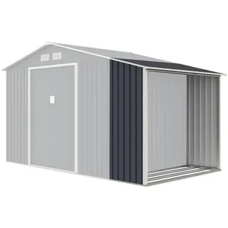 Juskys Holzunterstand  XL 1,95 x  1,59 m