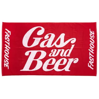 Fasthouse Benzin & Bier Handtuch - Red - One Size