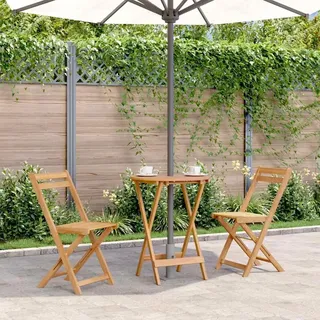 vidaXL Gartentisch Klappbar 60x75 cm Massivholz Akazie - Braun