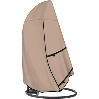 ULTCOVER Patio Hängesessel Abdeckung – Wasserdicht Outdoor Einzelsitz Swing Egg Chair mit Ständer Abdeckung 114 B x 83 T x 172 H cm
