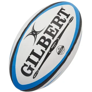 Gilbert Herren Rugbyball Omega Match Mehrfarbig blau/schwarz Size 5
