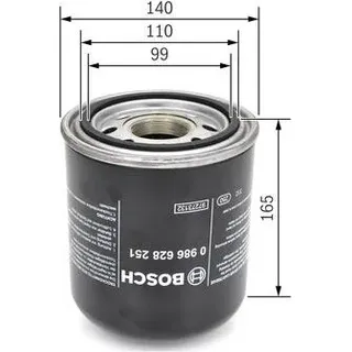 BOSCH für MERCEDES Actros MP4 Unimog Lufttrocknerpatrone 0986628251