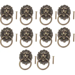 10pcs Möbelhandles Vintage Special Animal Head Form Knöpfe für Schubladen Schmuckschachtel
