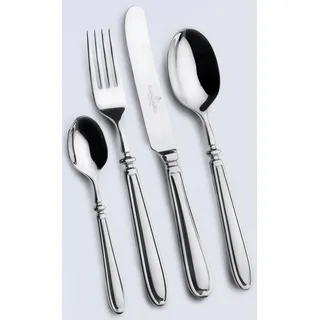 Besteck-Set "Landhaus", silber (edelstahlfarben), 24 Stk., Chromnickelstahl 18/10, PICARD & WIELPÜTZ SOLINGEN, Essbesteck-Sets, Besteck-Set, inkl. Klappetui