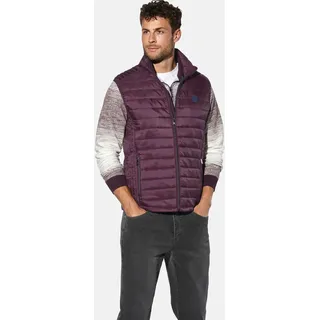 Steppweste BABISTA "Steppweste FERMINO", Herren, Gr. 58, rot (dunkelrot), Obermaterial: 100% Polyester COOLMAX PES(Coolmax)., Westen Steppweste