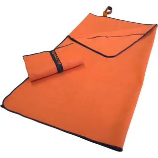 Dyckhoff Mikrofaser Handtuch mit Reißverschluss 60 x 120 cm papaya