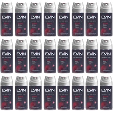 EVIN HOMME | 24 Deodorants für Herren, Spray, Duft Ingwer und Labdan, 24 Stunden, 150 ml