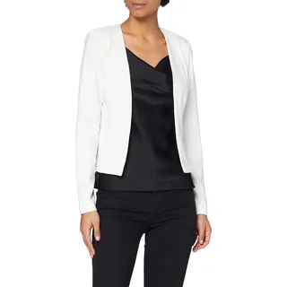 ICHI IHKATE SHORT BL Damen Blazer Kurzblazer Jacke Kurzblazer mit Stretch, Größe:M, Farbe:Cloud Dancer (114201)