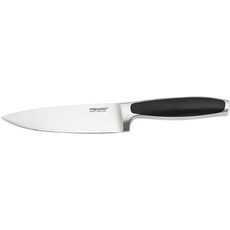 Fiskars Kochmesser, Mittel, Gesamtlänge: 29 cm, Qualitätststahl/Kunststoff, Schwarz, Royal, 1016469