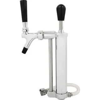ich-zapfe.de Bierpumpe, Picknickpumpe mit Zapfhahn, CO2-Abgang, Kolbenschankhahn für Keg-Anschlüsse (5/8)
