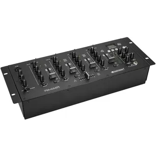 Omnitronic PM-444Pi 4-Kanal-DJ-Mixer mit Player & USB-Interface