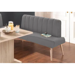 exxpo - sofa fashion »Costa, moderne Rückensteppung, bequem und elegant, hoher Holzfuß« hochwertige Detailverarbeitung, Frei im Raum stellbar,